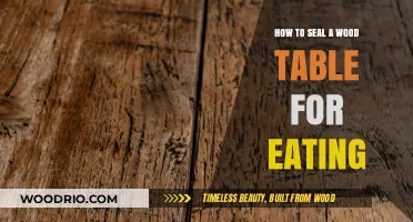 Sealing Your Wood Table: A Guide to Safe, Durable Dining Surfaces