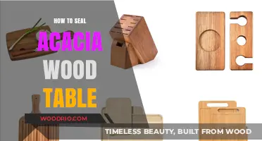 Sealing Acacia Wood Tables: A Step-by-Step Guide for Longevity