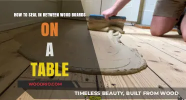 Sealing Wood Table Gaps: A Step-by-Step Guide to Perfect Joints