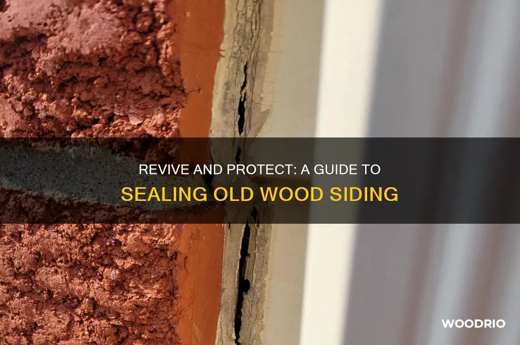 how to seal old wood siding