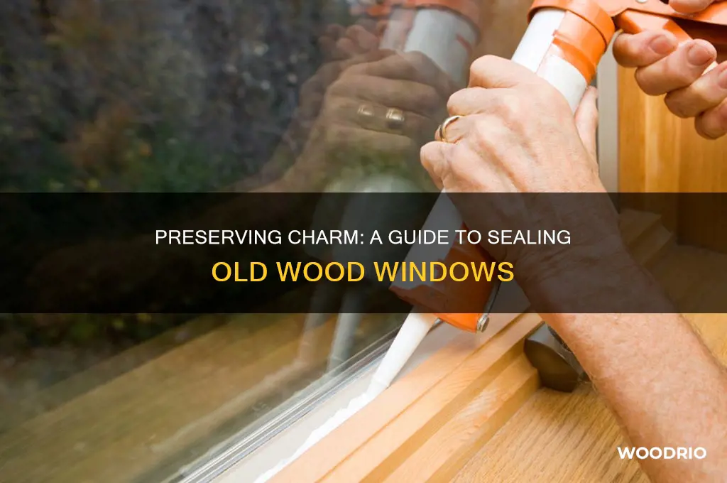 how to seal old wood windows