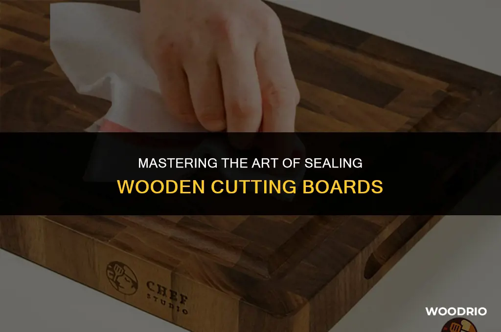 how to seal wooden cutting board