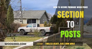 Easy Steps to Attach Premade Wood Fence Sections to Posts