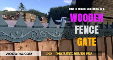 Easy Ways to Secure Items to Your Wooden Fence Gate