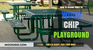 Securing Tables to Wood Chip Playgrounds: A Step-by-Step Safety Guide