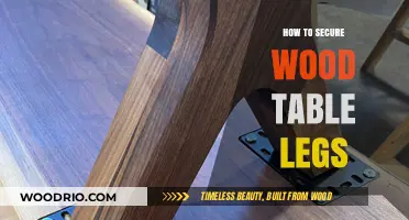 Sturdy and Safe: Essential Tips to Secure Wood Table Legs