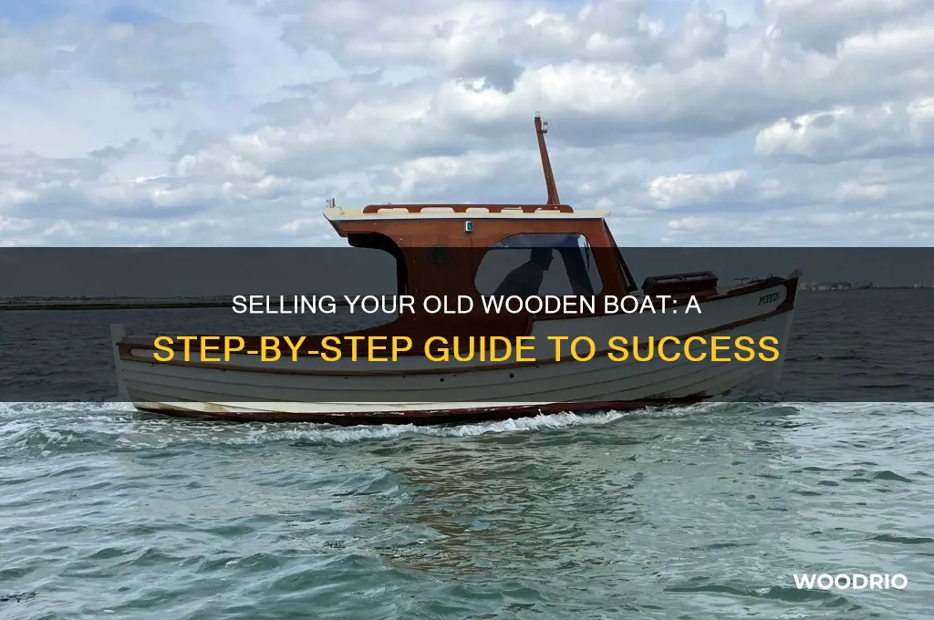 how to sell old wooden boat