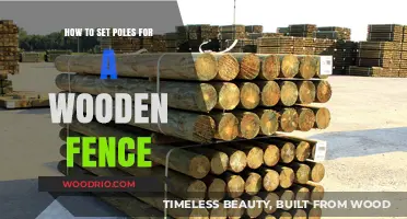 Setting Up Your Wooden Fence: A Step-by-Step Guide to Pole Installation