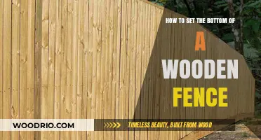 Securing Privacy: A Guide to Setting the Bottom of Your Wooden Fence