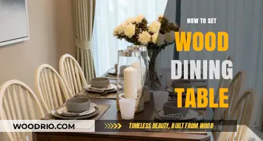 Mastering the Art of Setting a Stunning Wood Dining Table