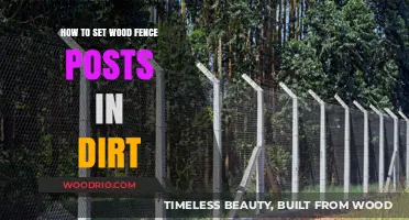 Setting Wood Fence Posts in Dirt: A Step-by-Step Guide