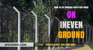 Mastering the Art of Setting Wooden Fence Posts on Uneven Terrain