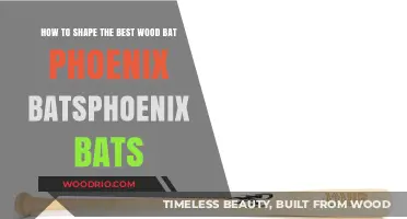 Crafting Excellence: The Art of Shaping Phoenix Wood Bats