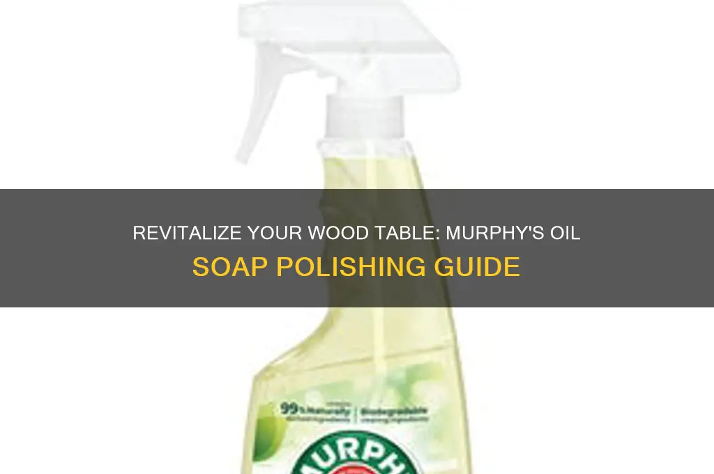 how to shine my wood table with murphy