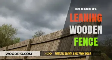 DIY Guide: Straightening and Securing Your Wooden Fence