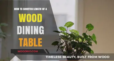 Quick Tips to Shorten Your Wood Dining Table Length Easily