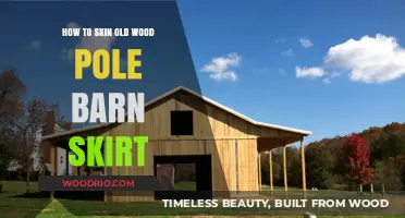 Reviving Rustic Charm: Skinning an Old Wood Pole Barn Skirt