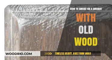 Mastering Smoky Flavors: Smoking with Aged Wood on Your Smoker