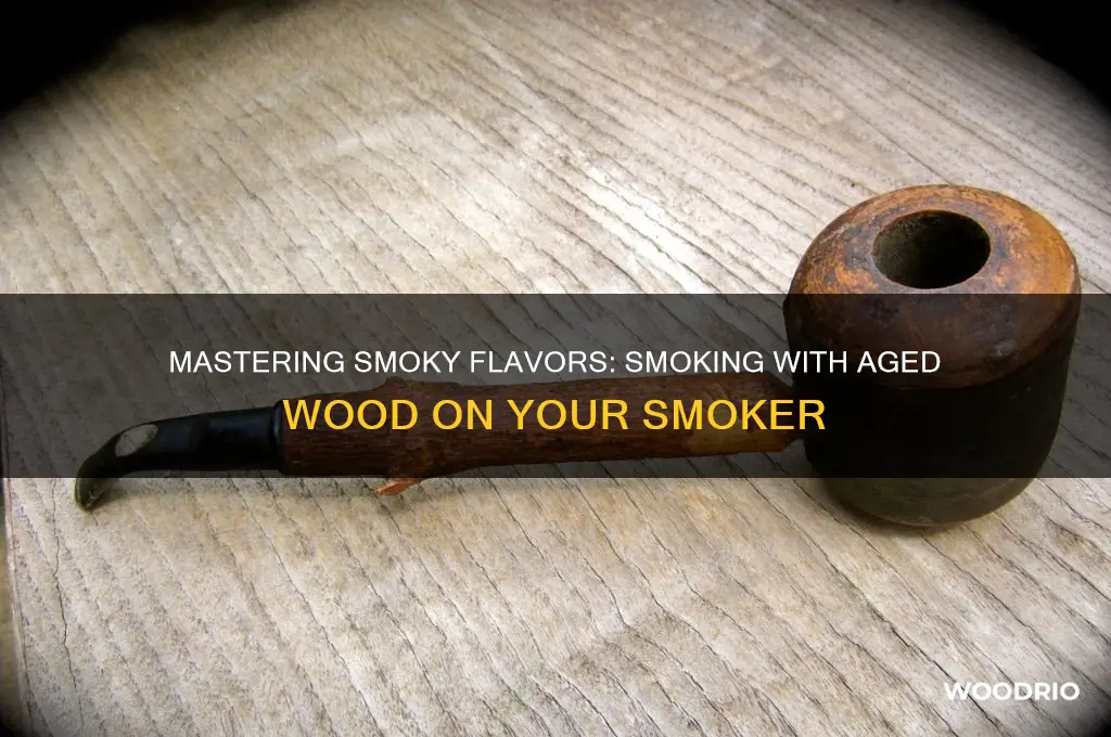 how to smoke on a smoker with old wood