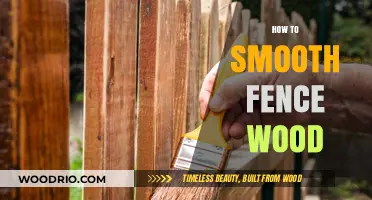 Revitalize Your Fence: A Guide to Smoothing Wood Surfaces