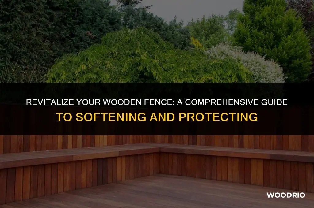 how to soften a wooden fence