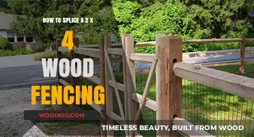 Mastering the Art of Splicing 2 x 4 Wood Fencing: A Step-by-Step Guide