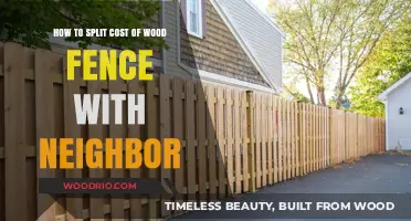 Sharing the Burden: A Guide to Splitting Wood Fence Costs with Your Neighbor