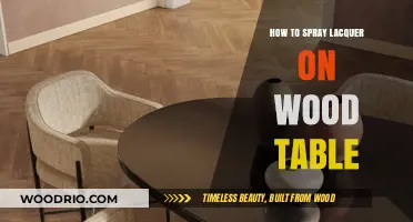 Mastering Lacquer Spraying: A Step-by-Step Guide for Wood Tables