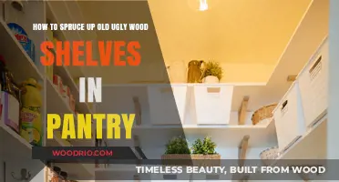 Revamp Your Pantry: Transforming Ugly Wood Shelves into Stunning Storage