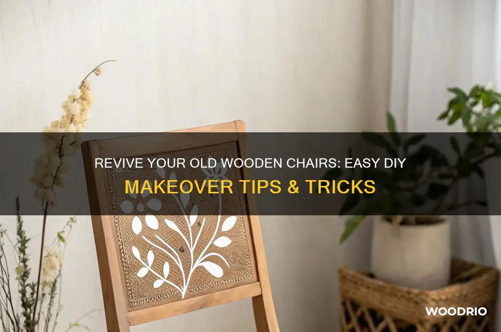 how to spruce up old wooden chairs