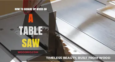 Mastering Precision: Squaring Wood on a Table Saw Step-by-Step