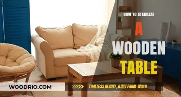 Stabilize Your Wooden Table: Quick Fixes and Long-Term Solutions