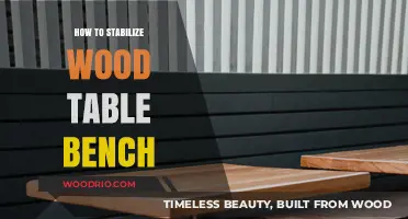 Stabilizing Your Wood Table Bench: Essential Tips for a Sturdy Build