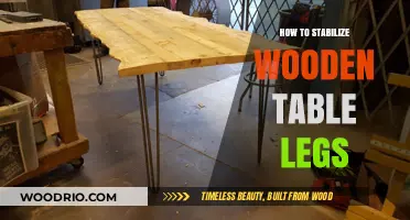 Stabilize Your Wooden Table Legs: Easy DIY Fixes for Wobbly Tables