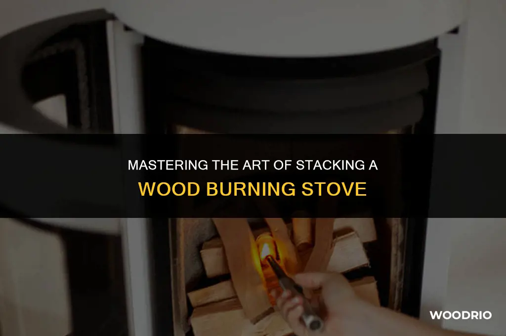 how to stack a wood burning stove