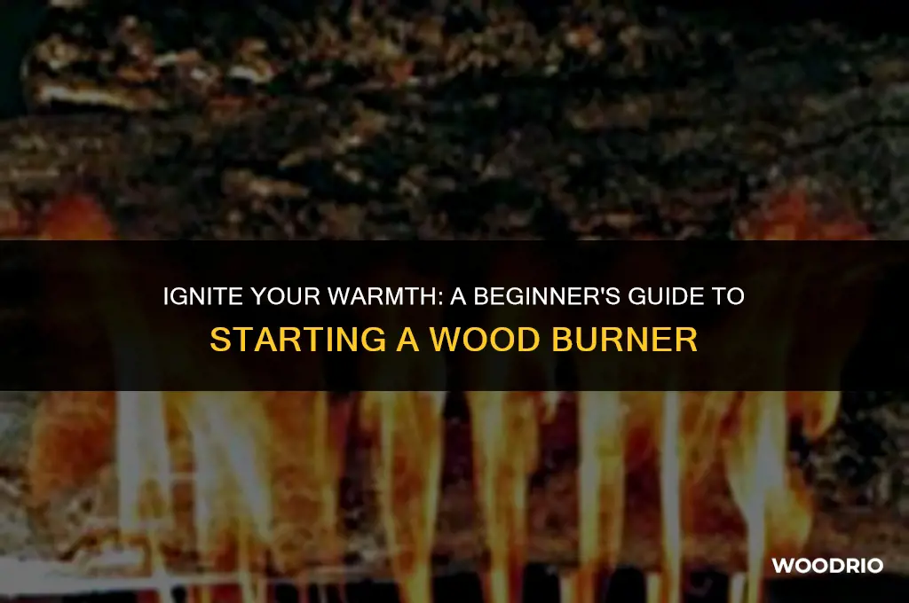 how to start a wood burner