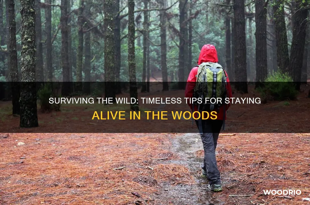 how to stay alive in the woods old edition