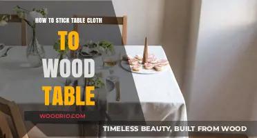 Securely Fasten Your Tablecloth to a Wooden Table: Easy DIY Tips