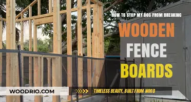 Preventing Your Dog from Breaking Wooden Fence Boards: A Guide