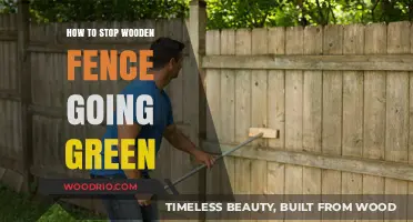 Preventing Your Wooden Fence from Turning Green: Tips and Tricks