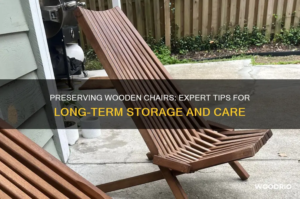 how to store old wooden chairs