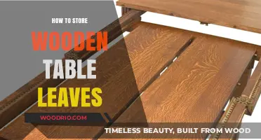 Proper Storage Tips for Wooden Table Leaves to Prevent Damage