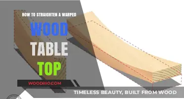 Fixing a Warped Wood Table: Simple Steps to Straighten and Restore