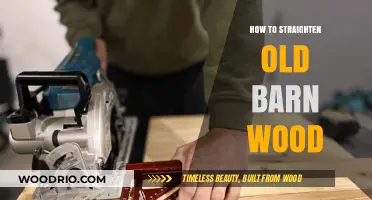 Reviving Rustic Charm: Straightening Old Barn Wood for DIY Projects