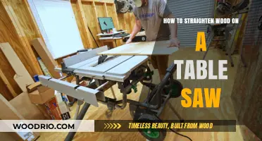 Mastering Wood Straightening Techniques on Your Table Saw: A Guide