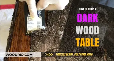 Revive Your Dark Wood Table: A Step-by-Step Stripping Guide