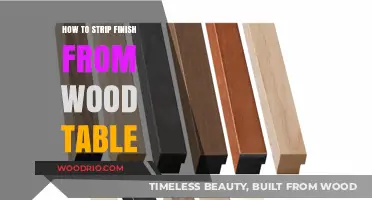 Revive Your Wood Table: A Guide to Stripping Old Finish