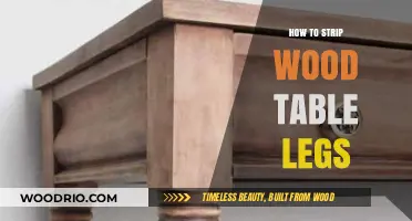 Effortless Guide to Stripping Wood Table Legs for a Fresh Look