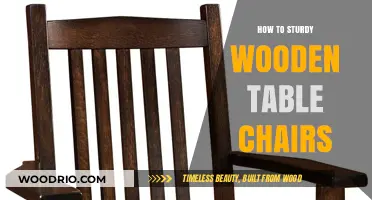 Mastering the Art of Building Sturdy Wooden Table Chairs