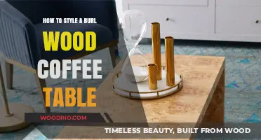 Elegant Burl Wood Coffee Table Styling Tips for Modern Homes